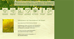Desktop Screenshot of naturheilpraxis-stueber.de
